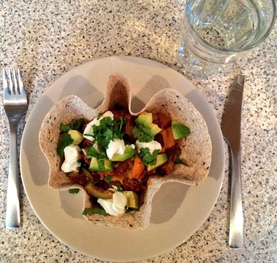 Really Easy Healthy Chilli Bowls